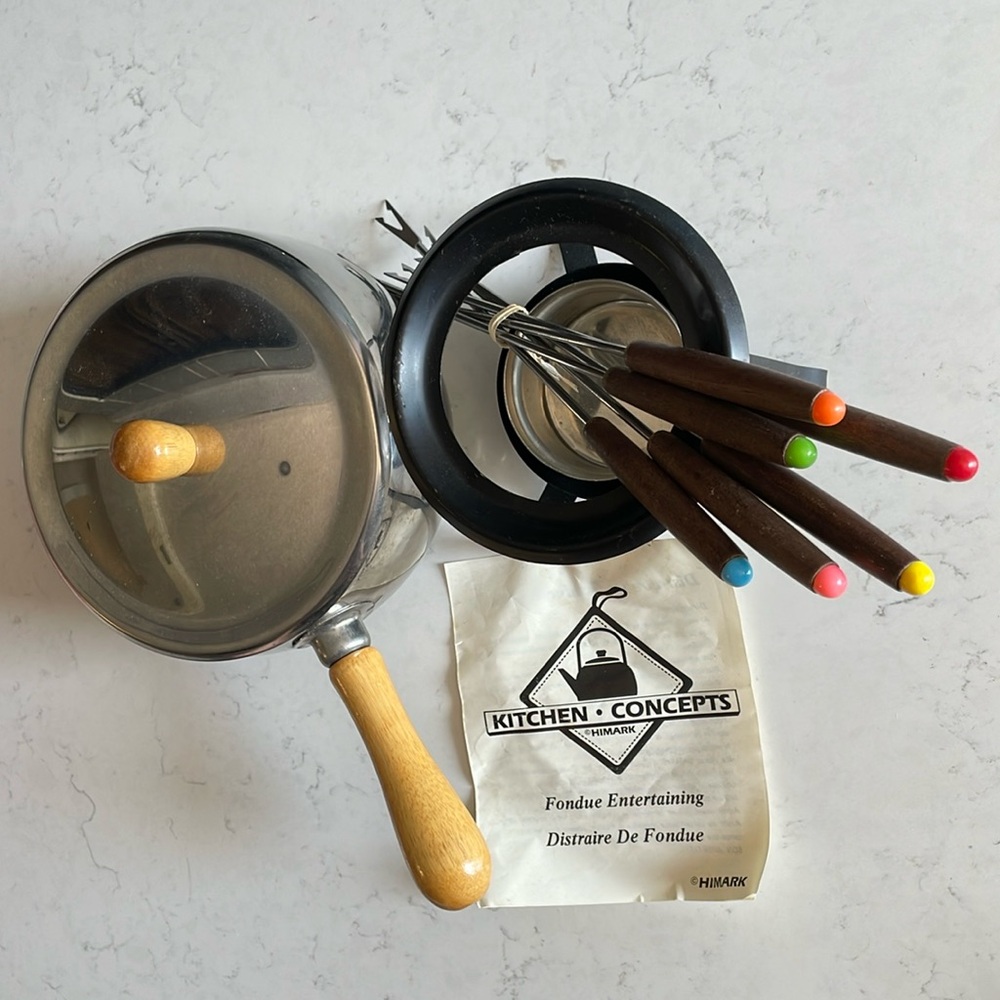 KITCHEN CONCEPTS FONDUE Set Vintage